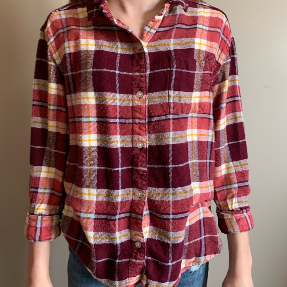 Girls plaid shirt